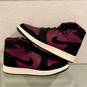 Nike Air Jordan 1 Retro High Rebel Women Bordeaux Black AR5599-600 Size 8.5